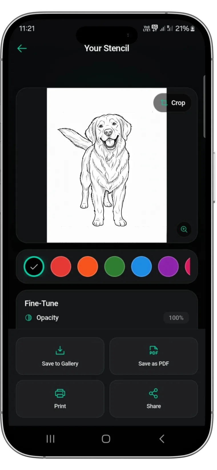 Stencify app preview
